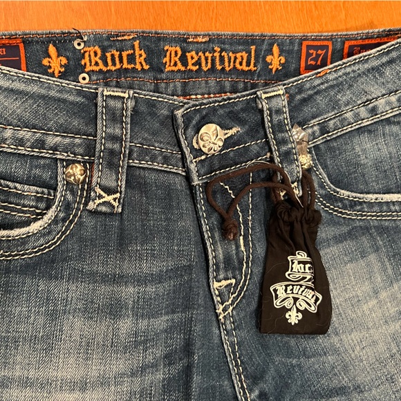 Vintage Rock Revival Raquel Boot Cut Jeans sz 27 - Picture 3 of 6